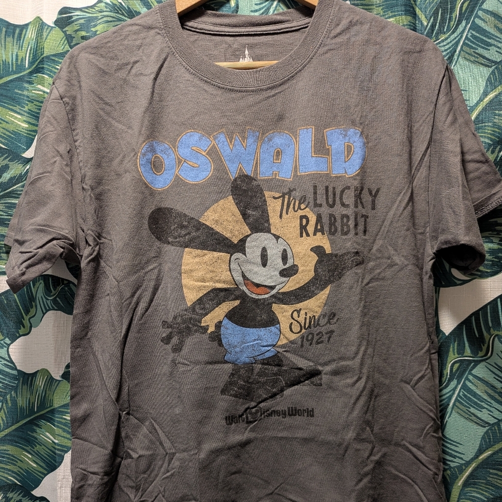 Disney Oswald The Lucky Rabbit Graphic Tee - Gray